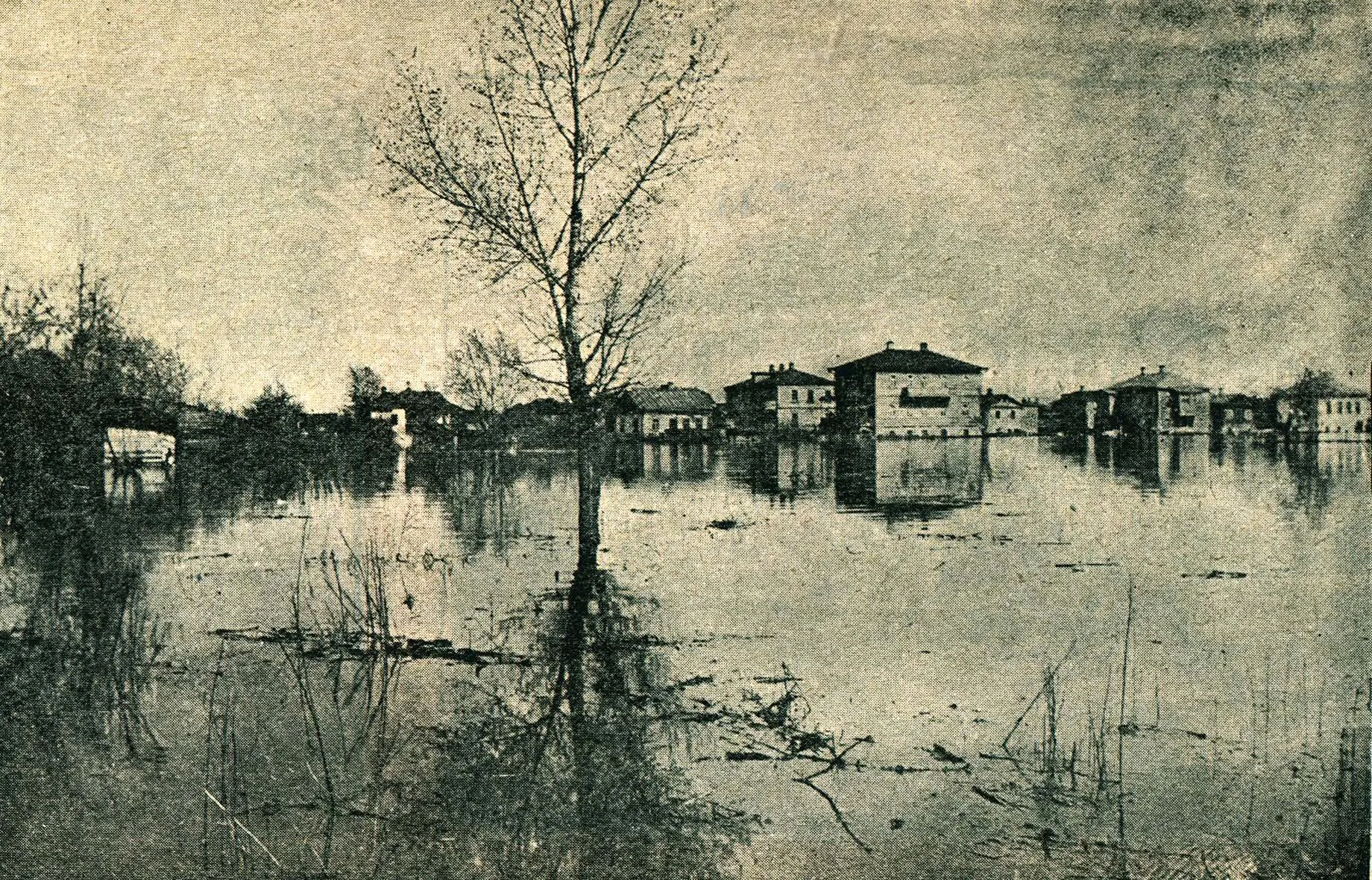 1915 рік. Щорічне водопілля , яке тривало 1-1,5 місяця. Київ.