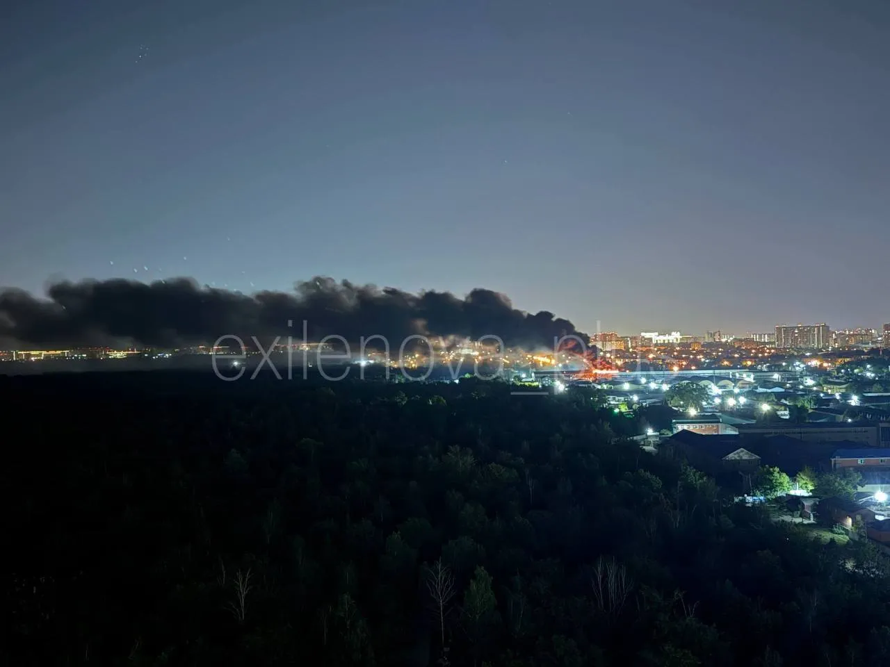 Краснодар подвергся атаке БПЛА.