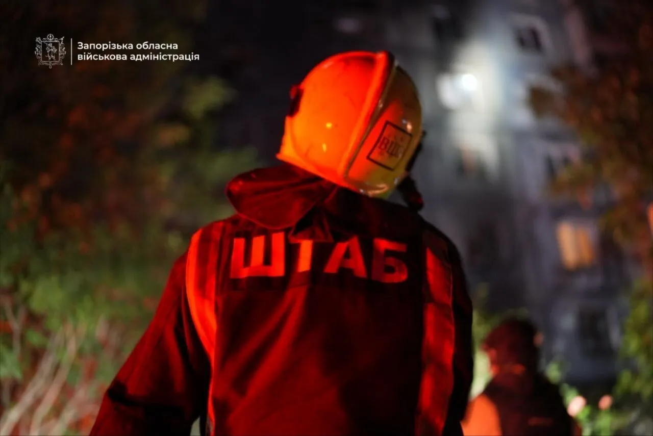 Обстрел Запорожья и попадание в жилой дом