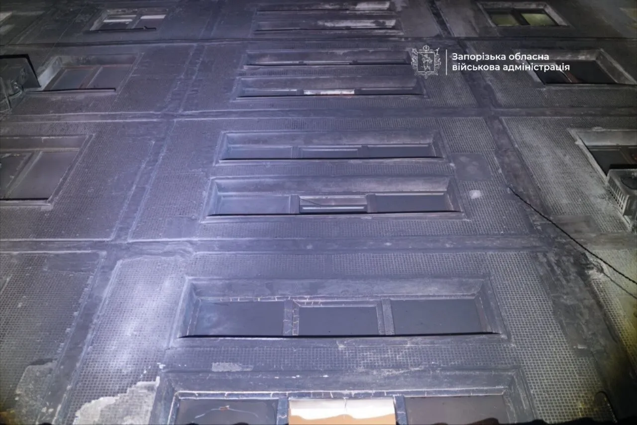 Обстрел Запорожья и попадание в жилой дом