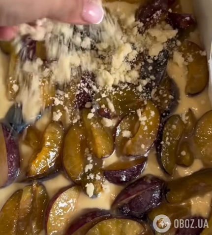 Посыпаем крошкой