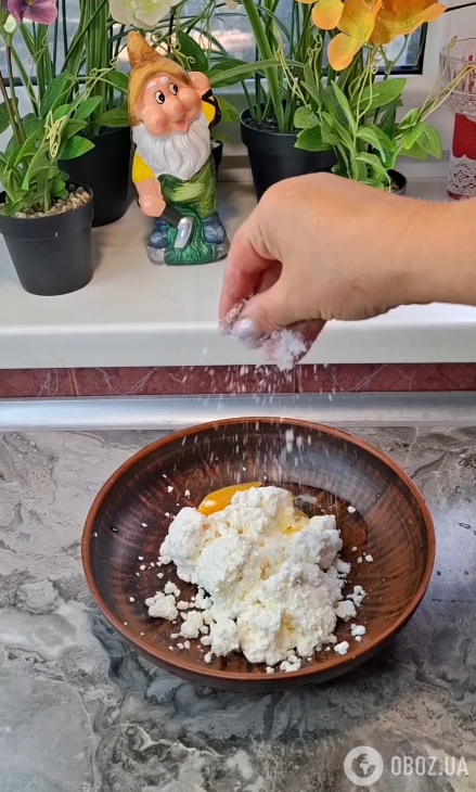 Готуємо сирне тісто