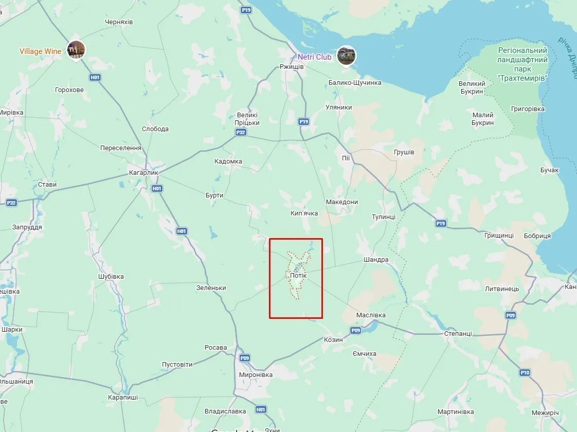 ДТП в селе Поток Киевской области.