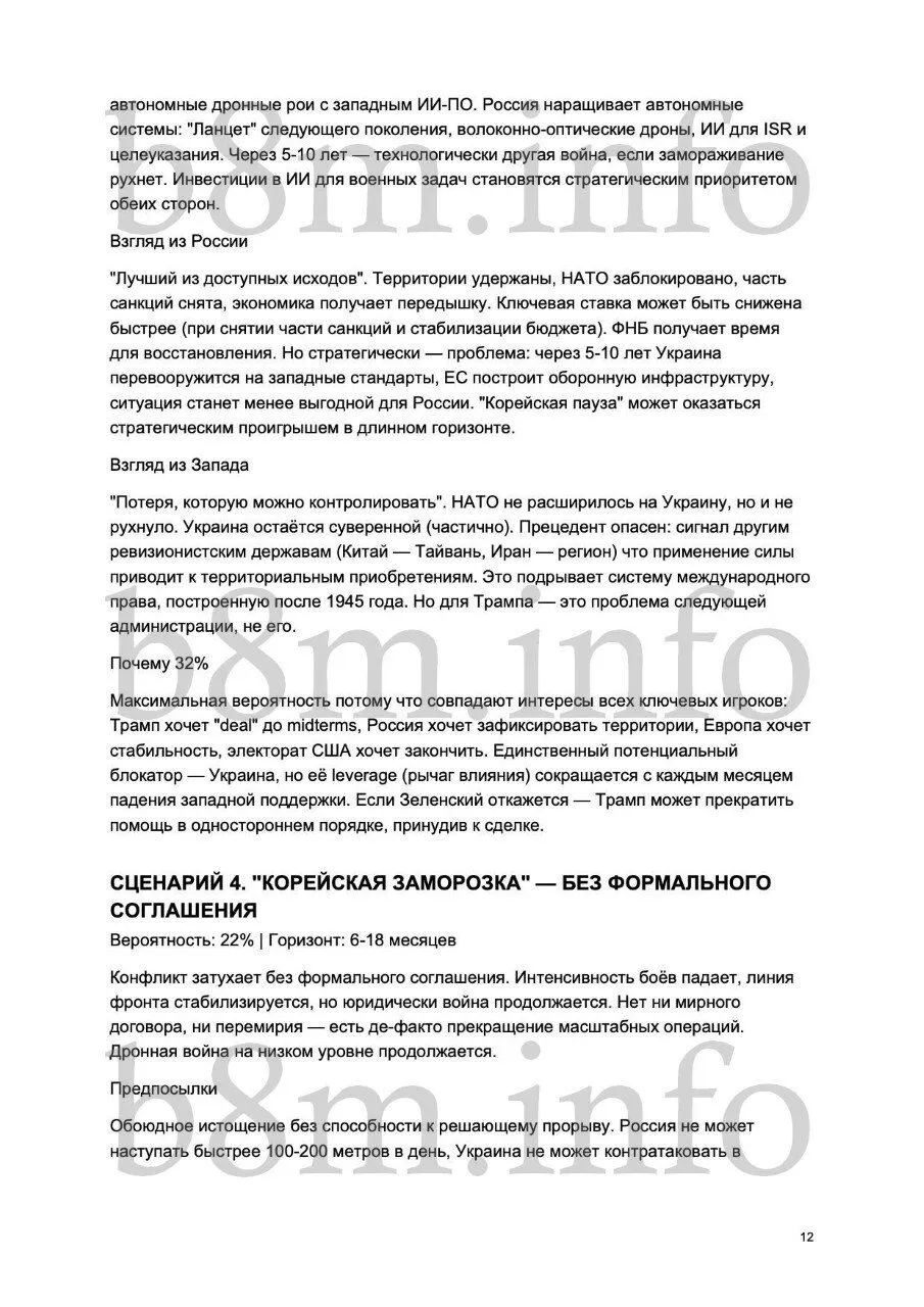Сценарии войны России с Украиной.