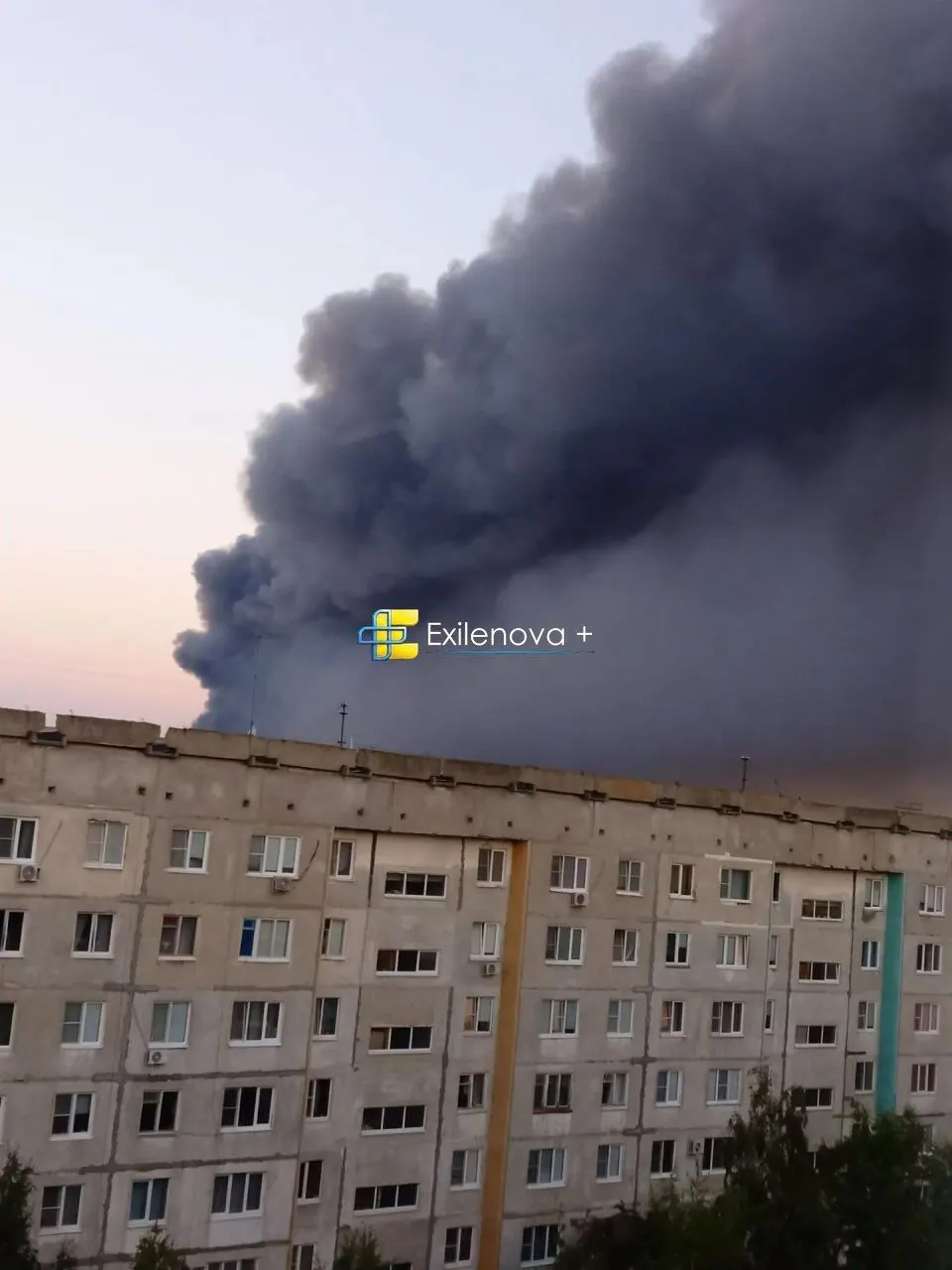 Пожар на НПЗ в Кстово