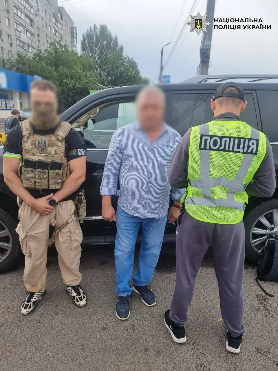Один із затриманих.