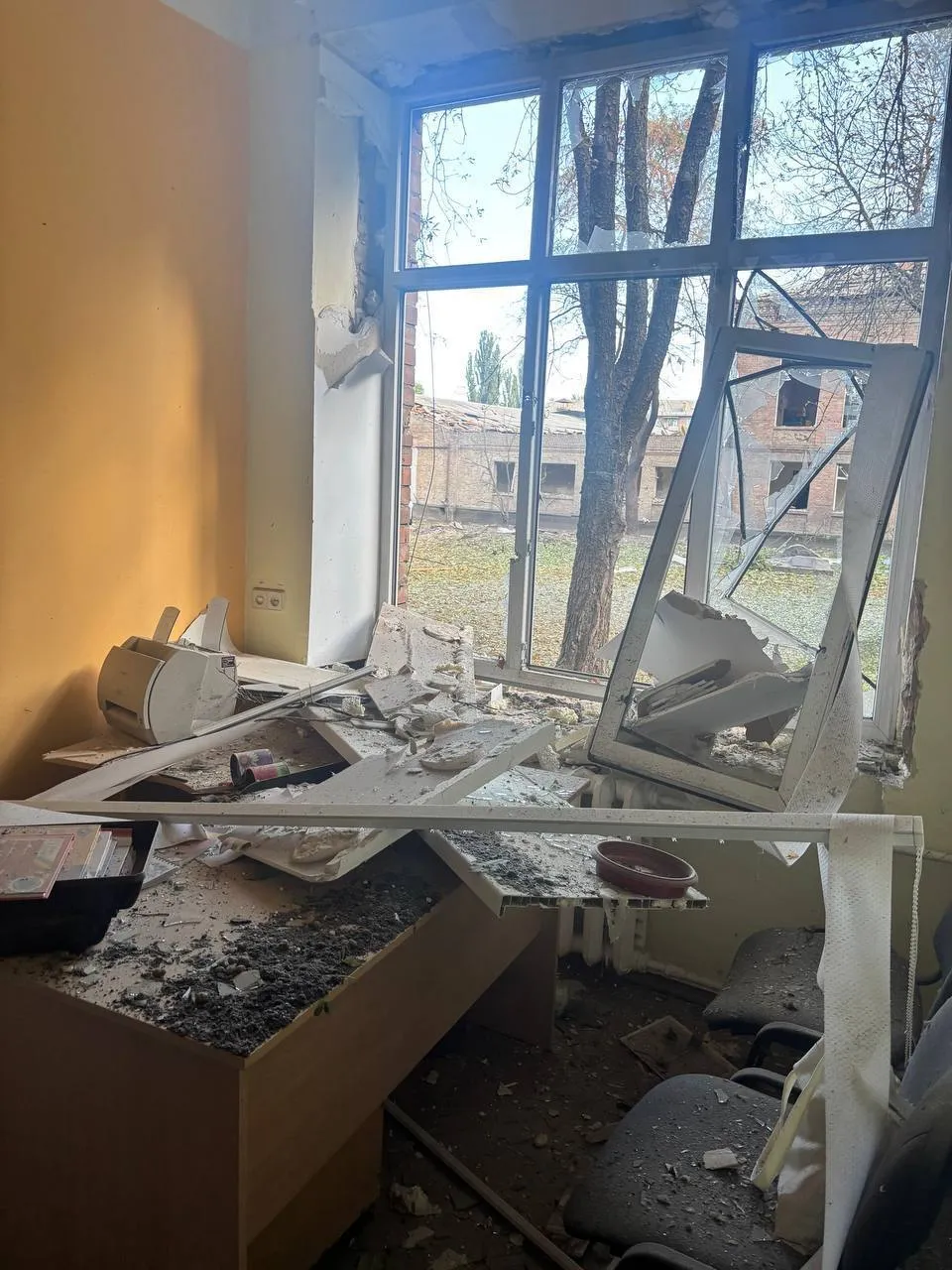 Наслідки терористичного удару по Києву.