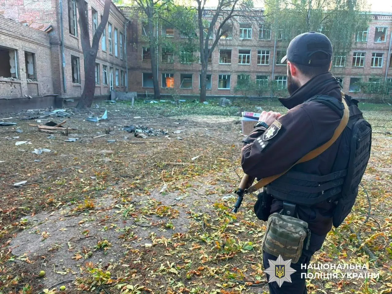 Поліція зафіксувала наслідки терористичної атаки РФ.
