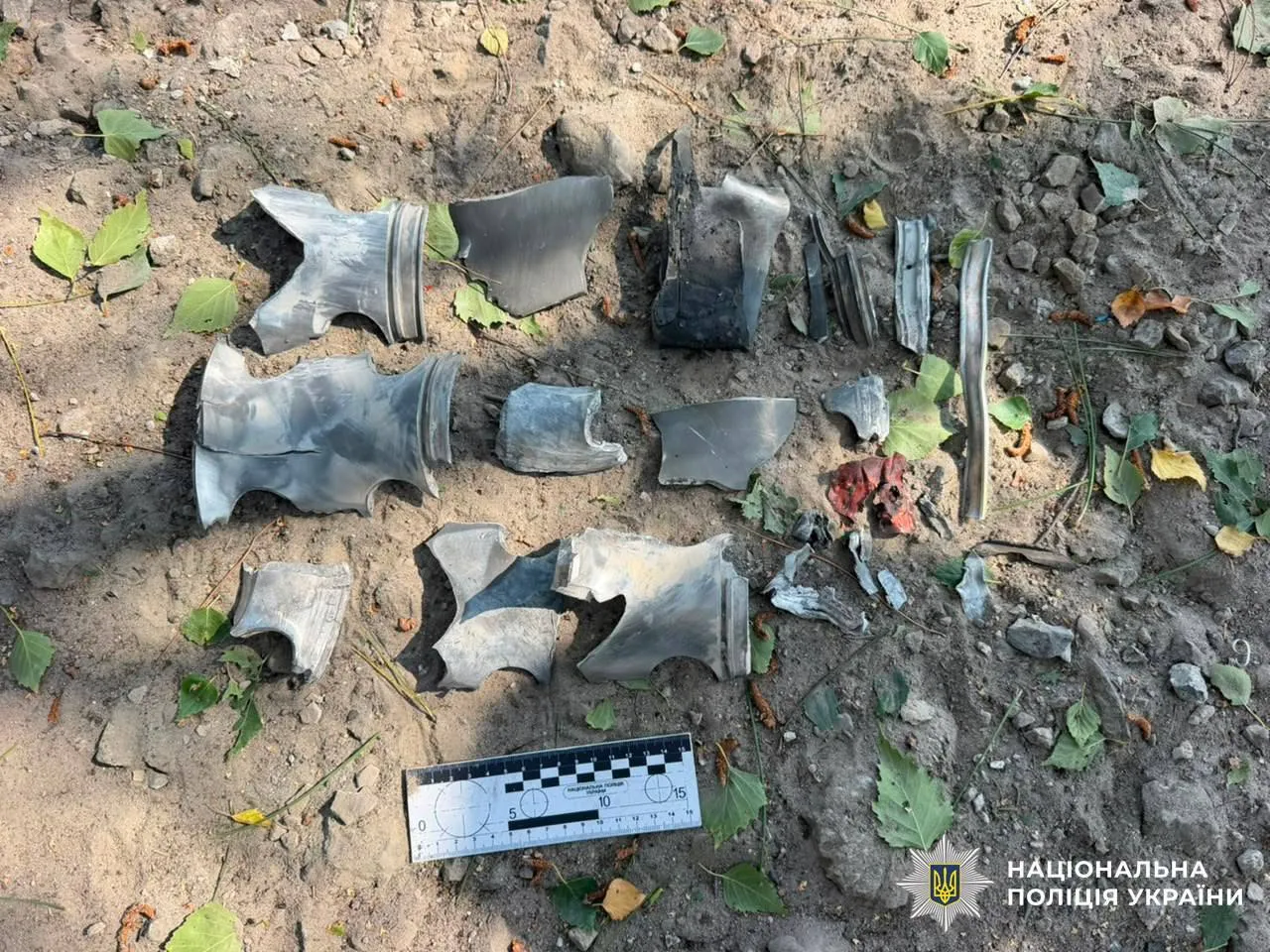 Поліція фіксує наслідки атаки РФ по столиці.