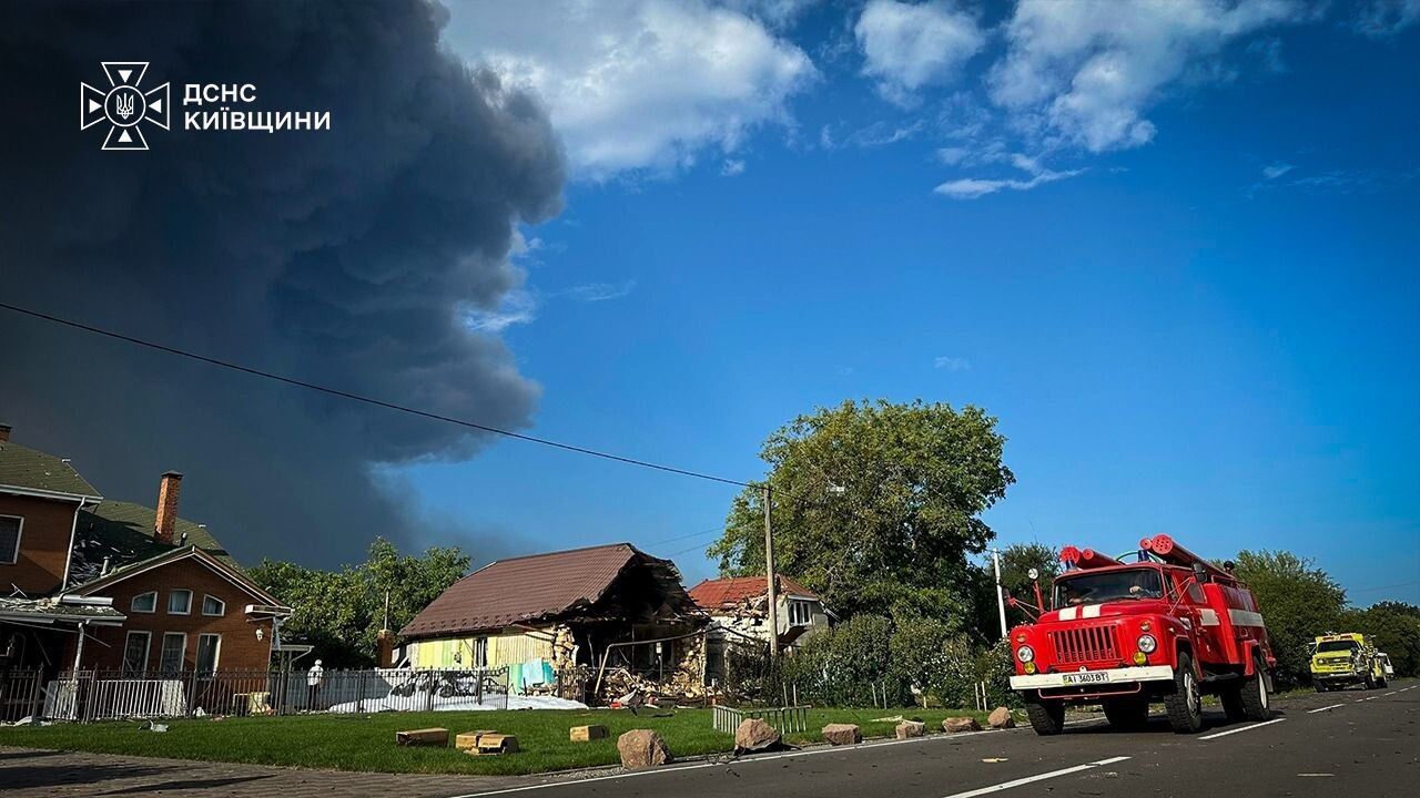 Ліквідація наслідків російської атаки на Київщині.