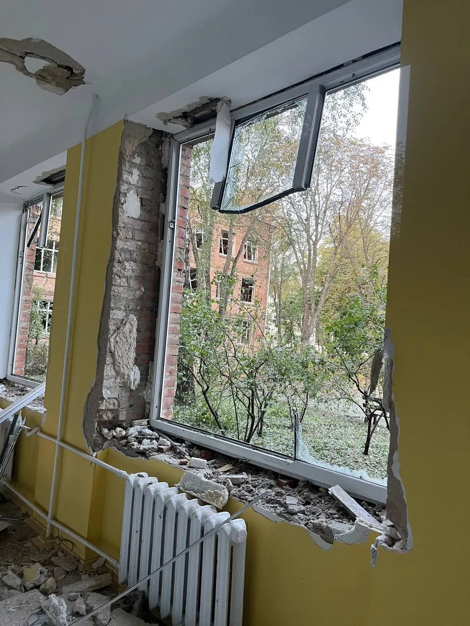 Наслідки терористичного удару по Києву.