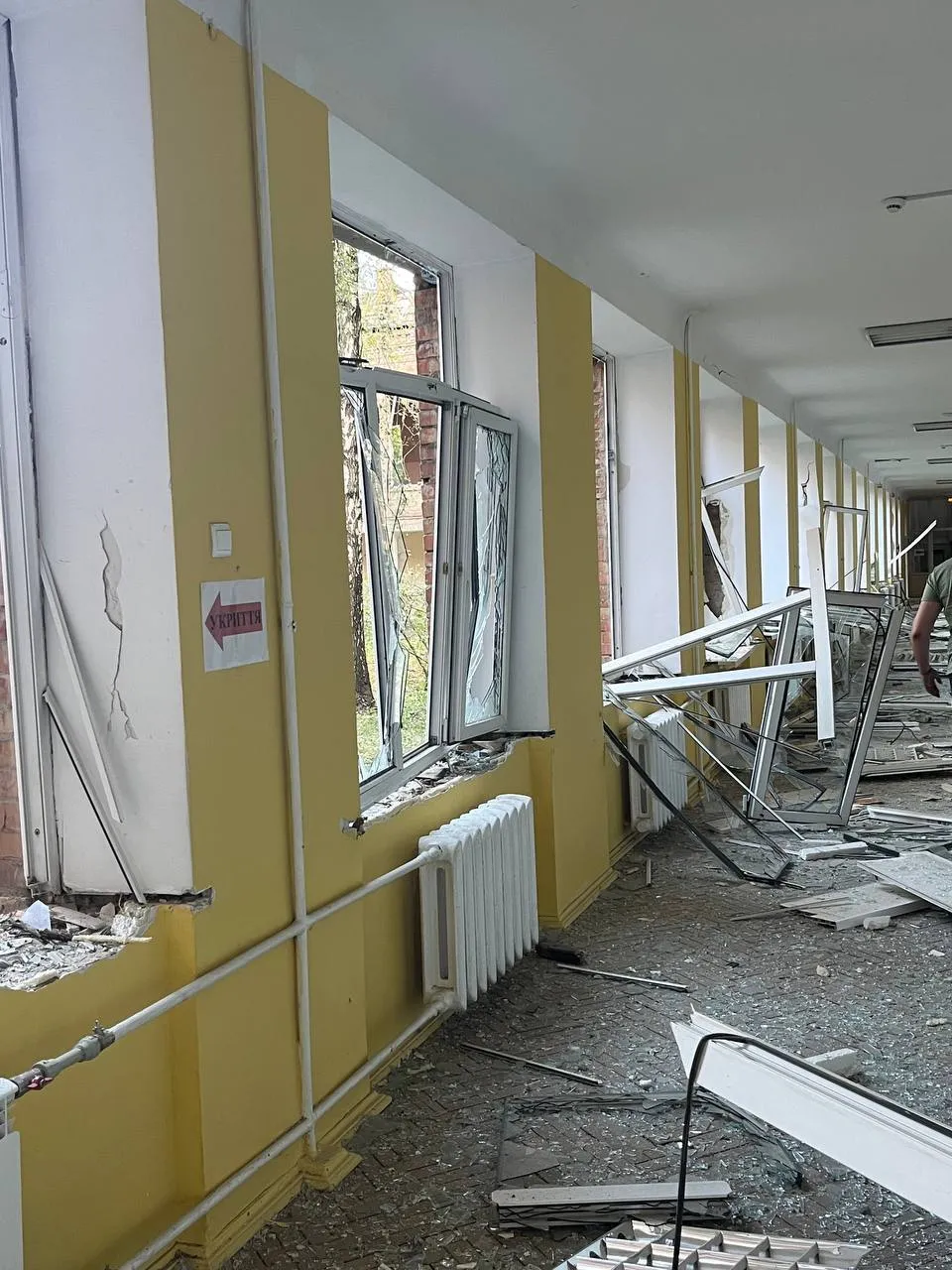 Наслідки терористичного удару по Києву.