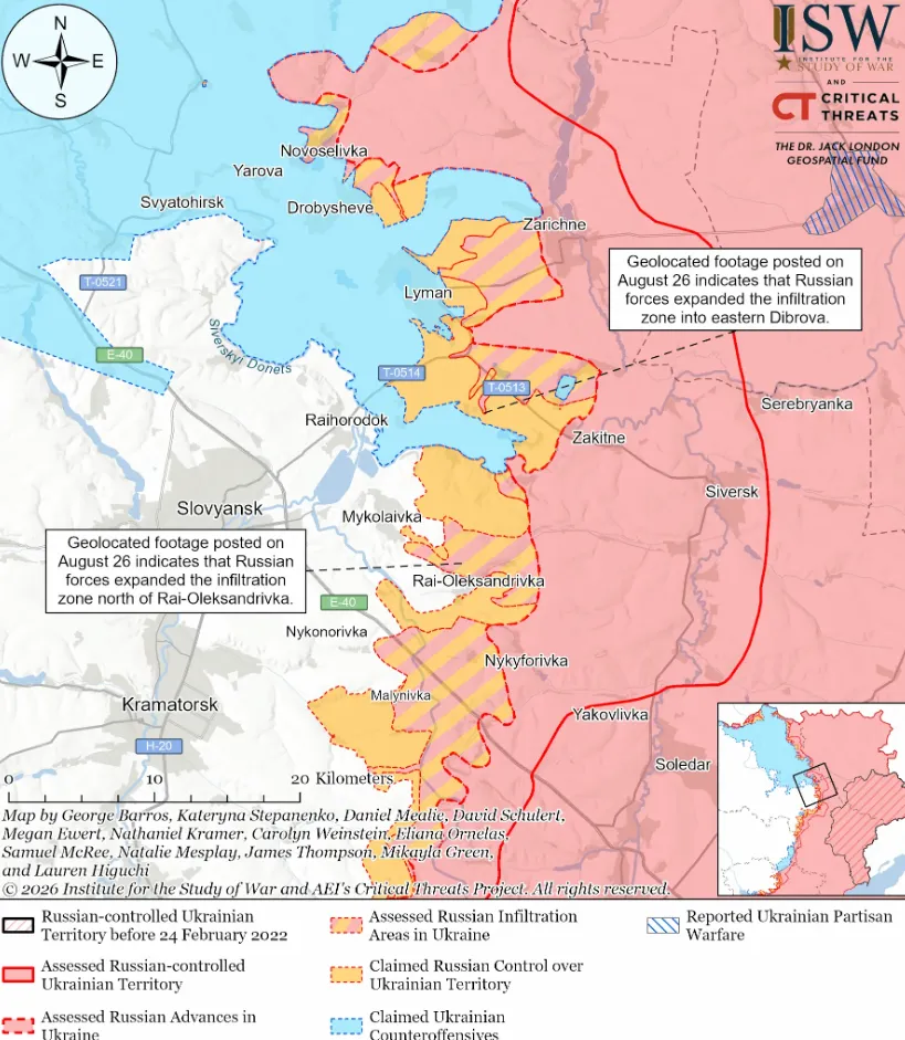 Россияне планируют наступление на Славянск