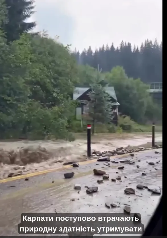 Карпати втратили природну здатність утримувати воду.