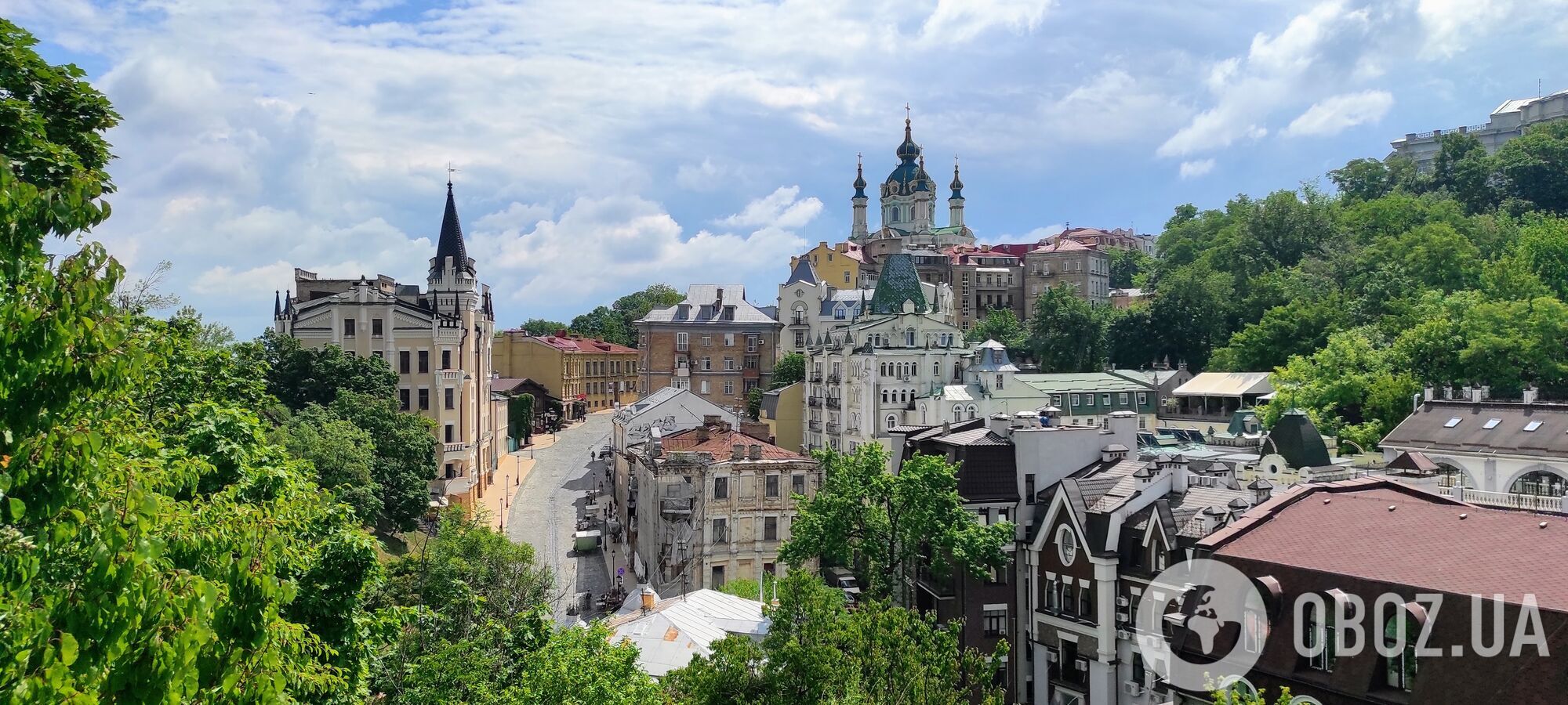 Андріївська церква в Києві. Сучасне фото.