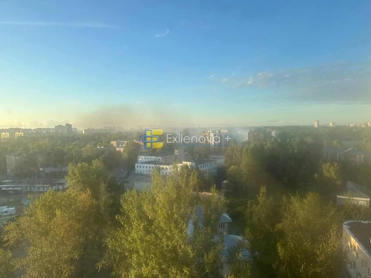 Дим у Ярославлі