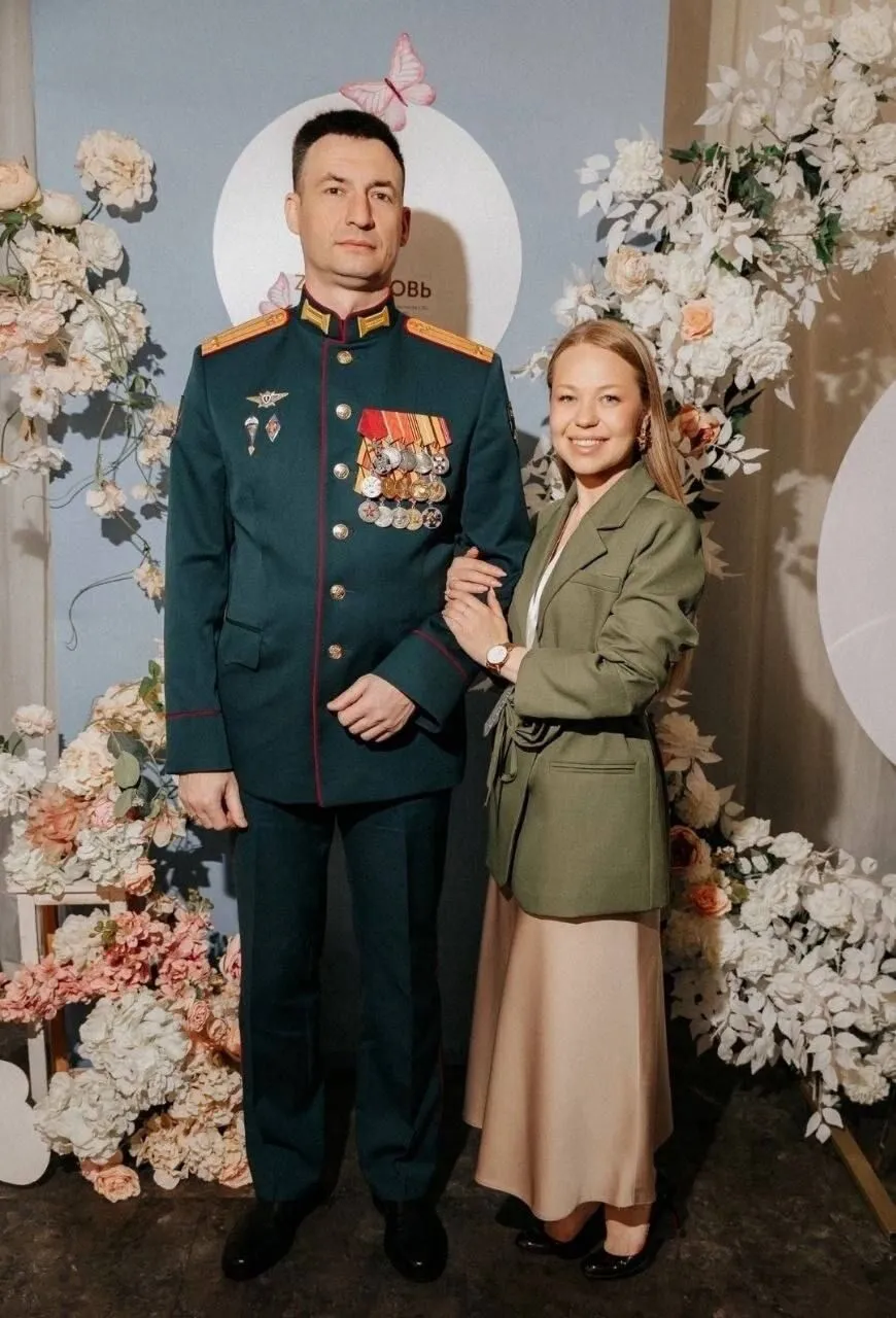 Андрей Моисеенко с женой.