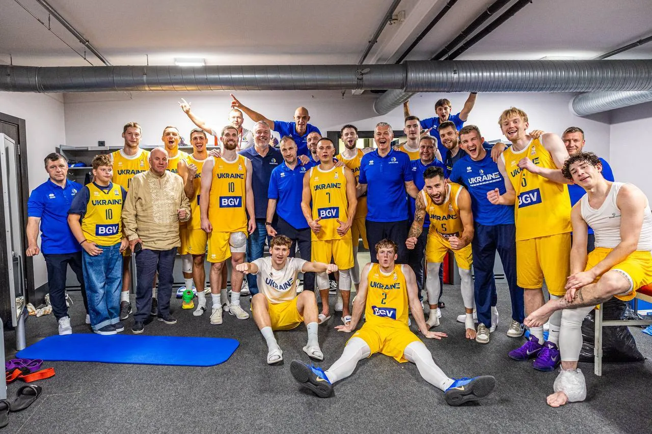Сборная Украины по баскеболу.