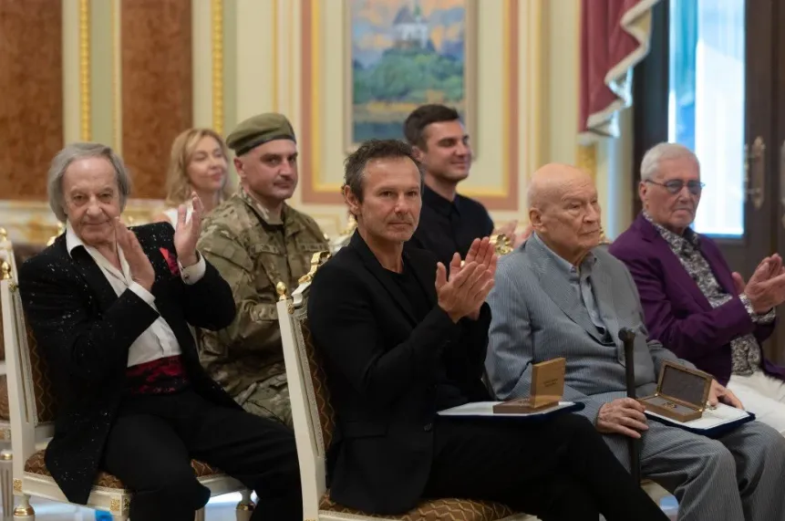 Родина Зінкевичів на врученні премії "Національна легенда України".