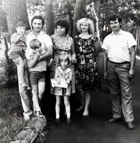 Василь Зінкевич із синами.
