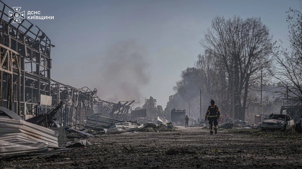 Последствия взрывов в Миле.