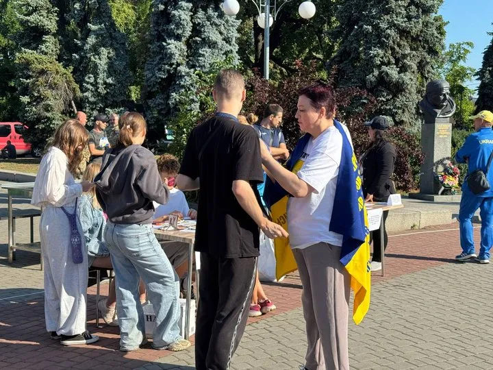 Патриотический забег в Черкассах проходит шестой год подряд.