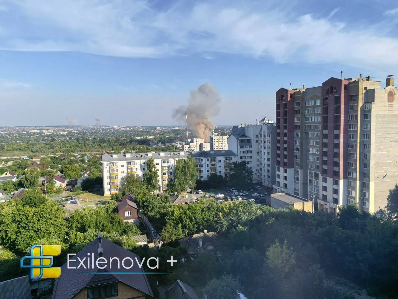 Наслідки удару по Бєлгороду.