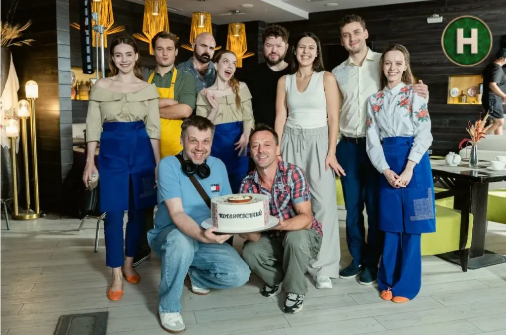 На зйомках серіалу "Котляревський".