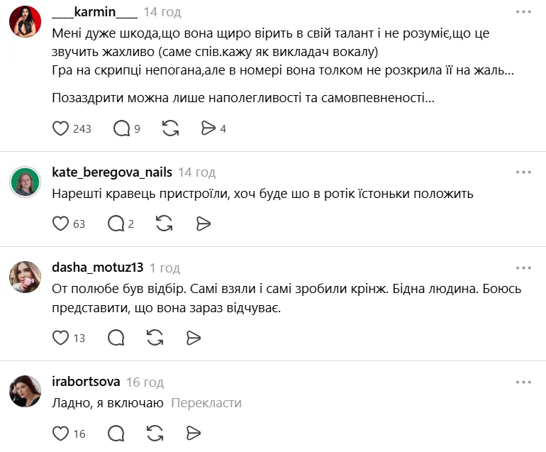 Реакція мережі.