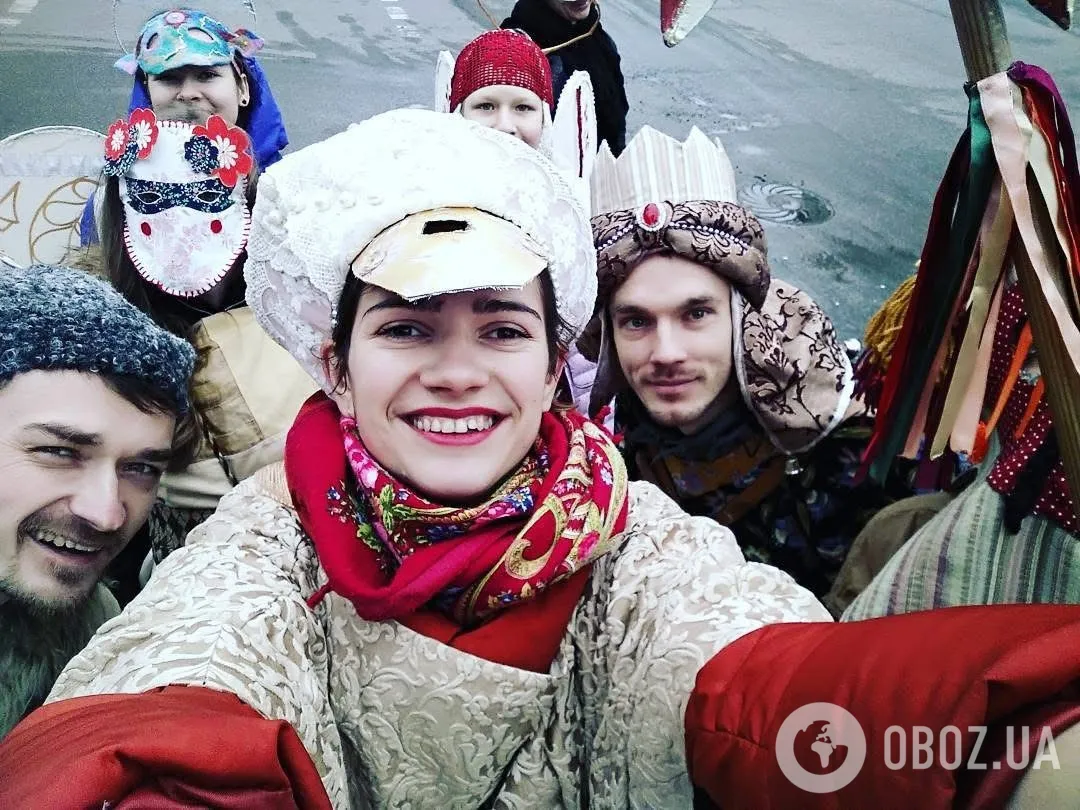 На колядках у Києві, 2017 рік.