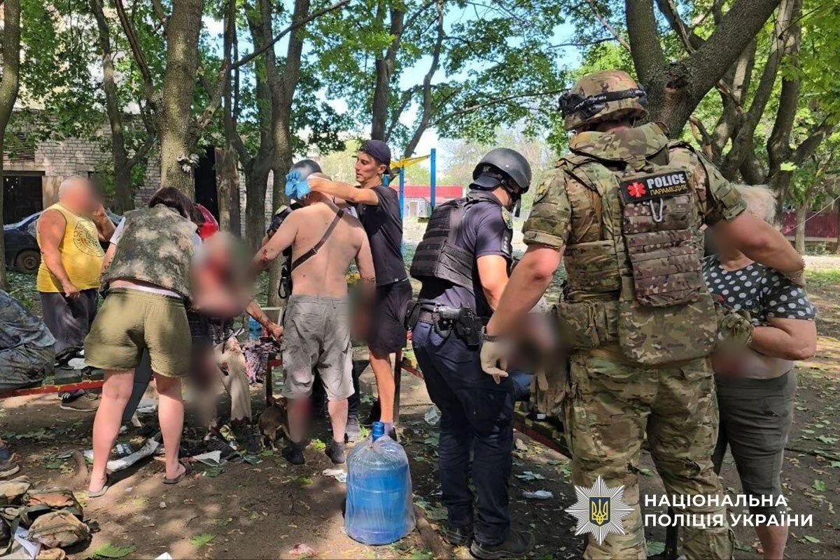 Последствия обстрела Краматорска