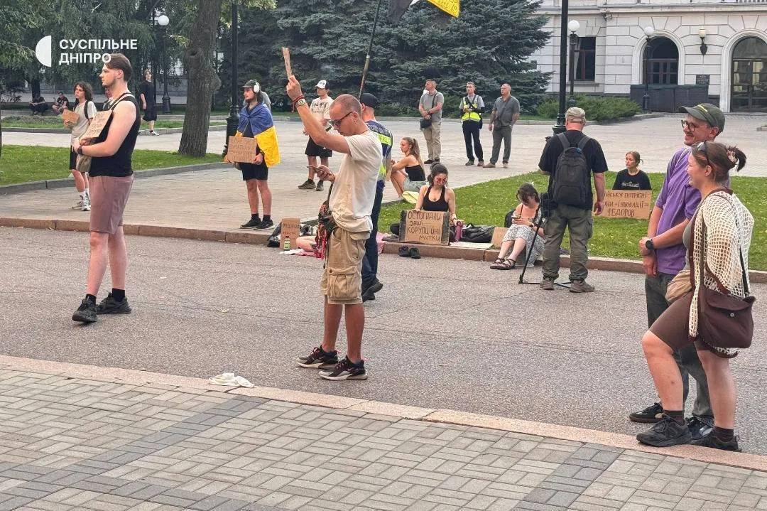 20-й день протестов в Днепре