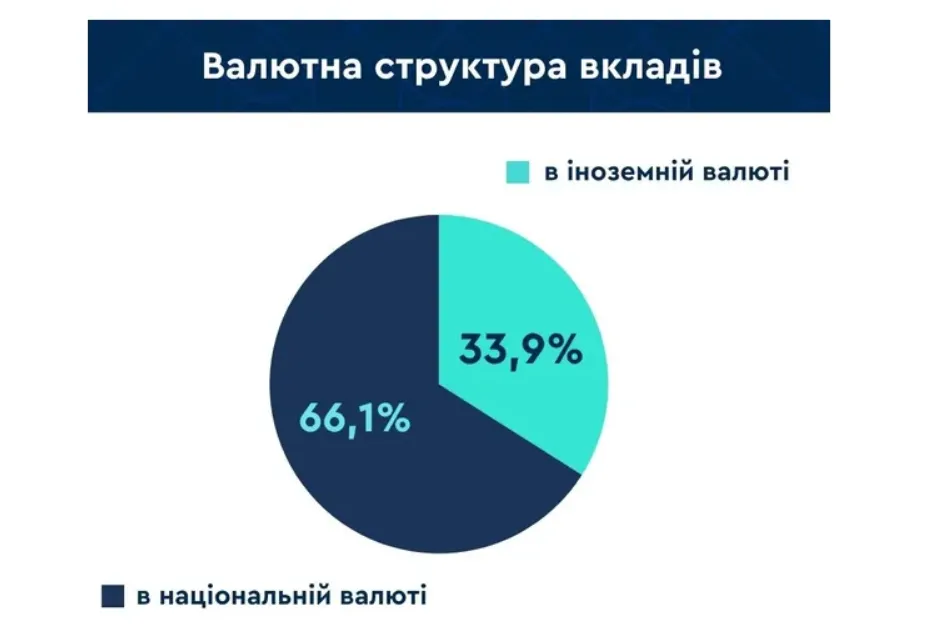 Украинцы предпочитают хранить деньги в гривне