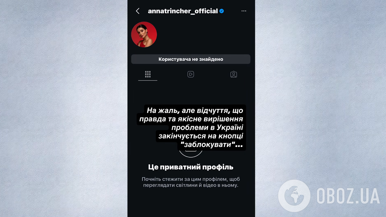 Трінчер заблокувала команду видання МУЗВАР