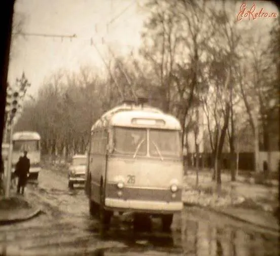 1965 год, Черкассы, первый троллейбусный маршрут.