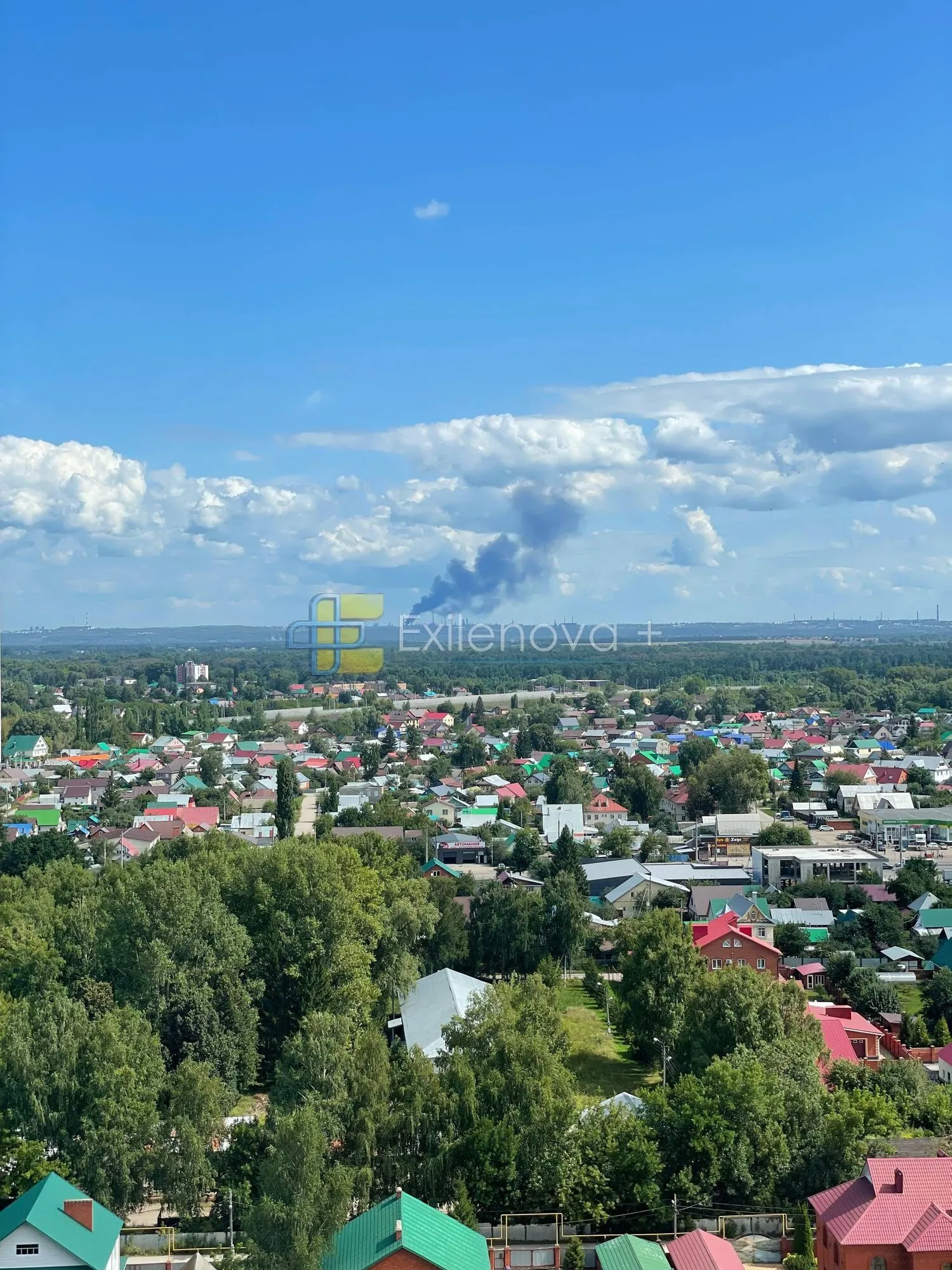 Пожежа на НПЗ в Уфі.