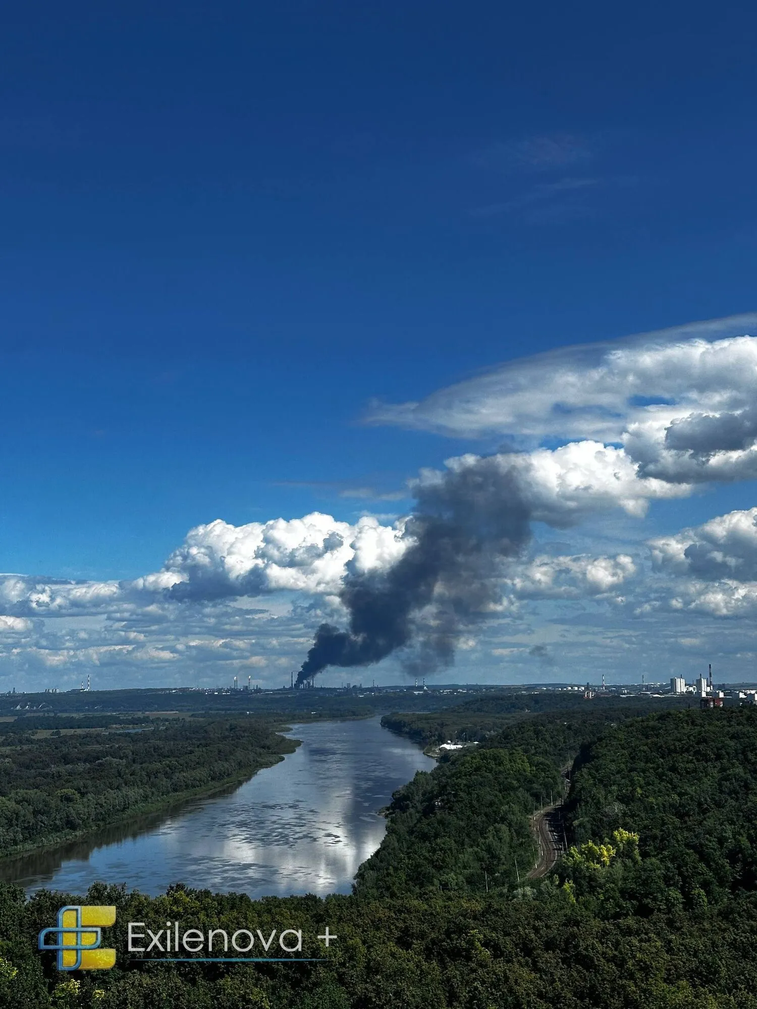 Пожежа на НПЗ в Уфі.
