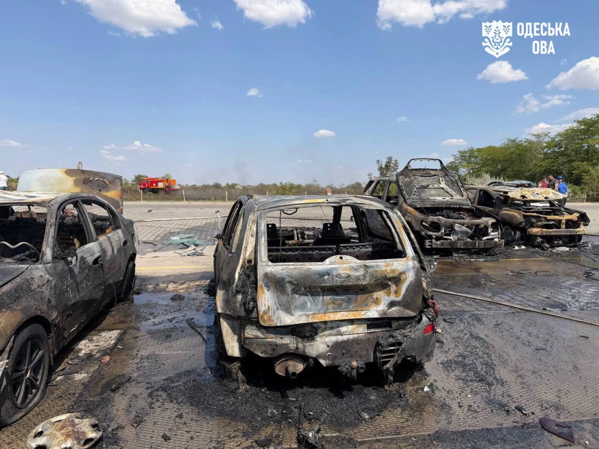 Наслідки удару по Одещині.
