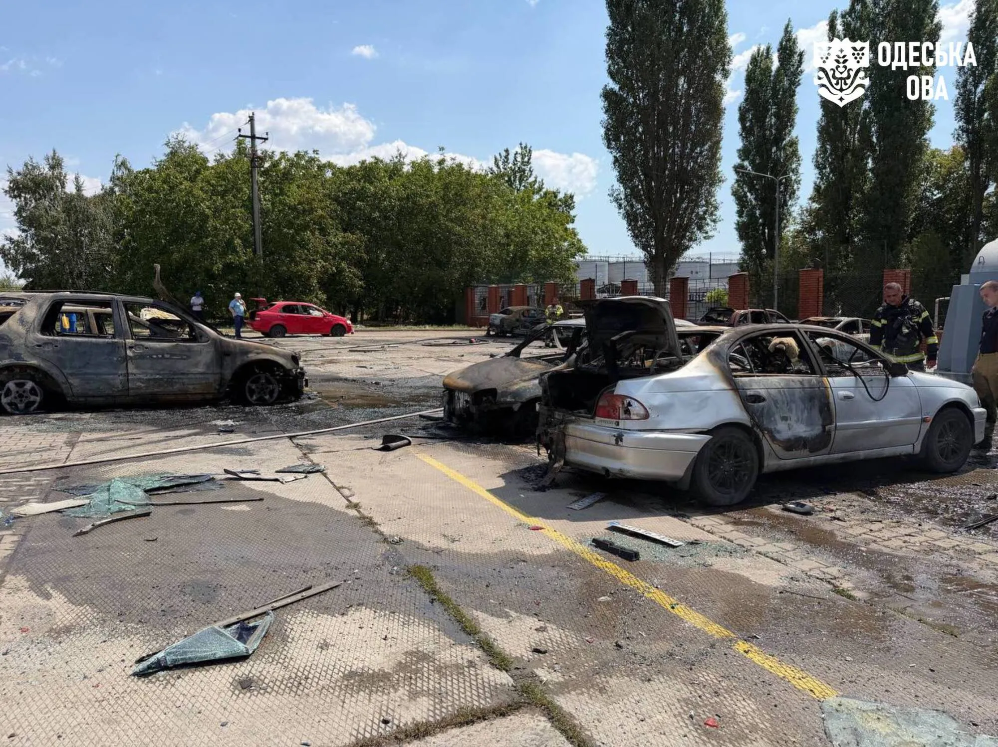 Наслідки удару по Одещині.