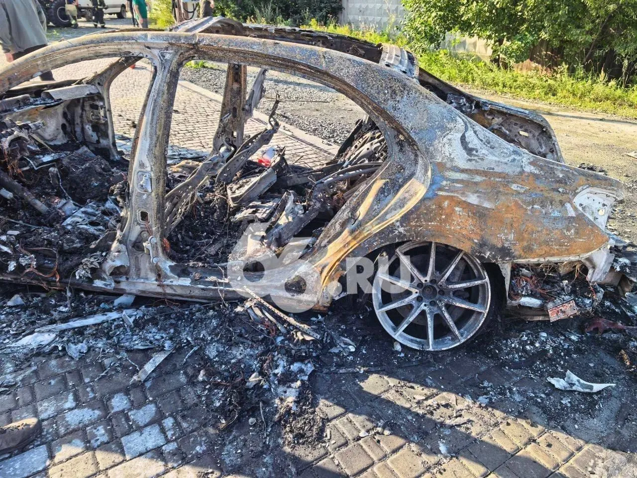 В России взорвали автомобиль Владимира Ткачука