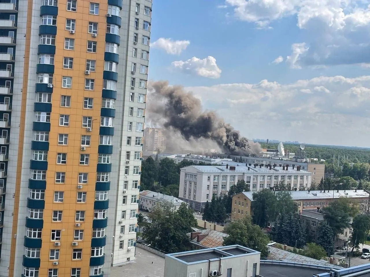 Пожар в Королеве.