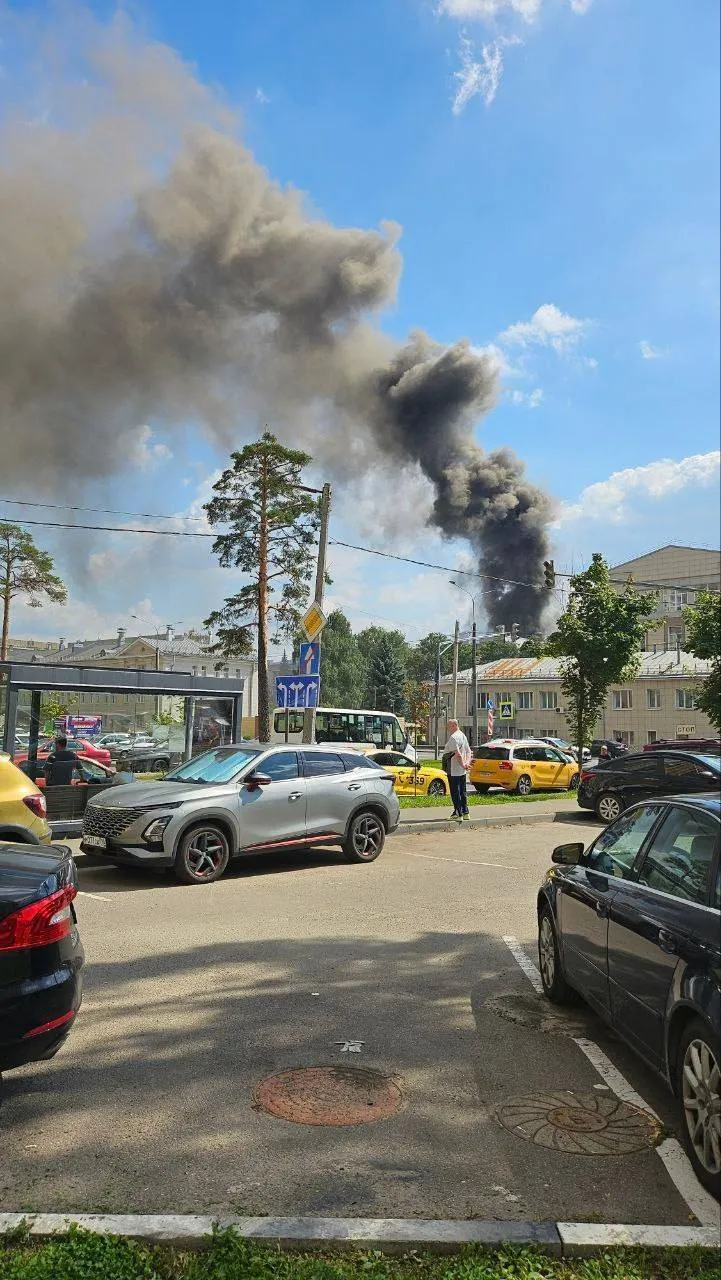 Пожар в Королеве.