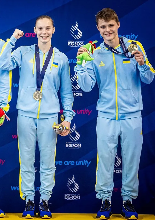 Ксения и Алексей на Европейских играх в 2023 году
