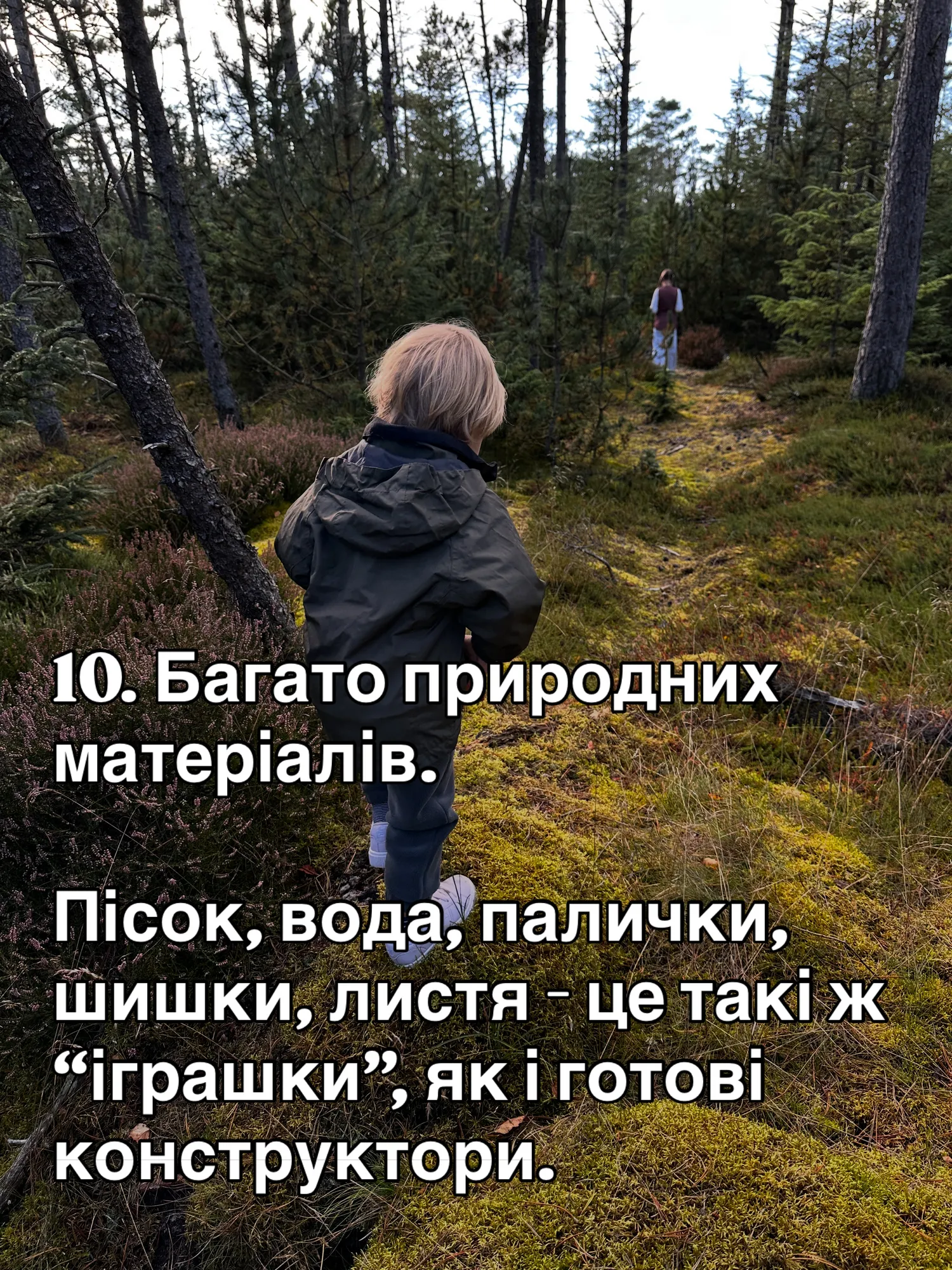 10. Багато природних матеріалів.
