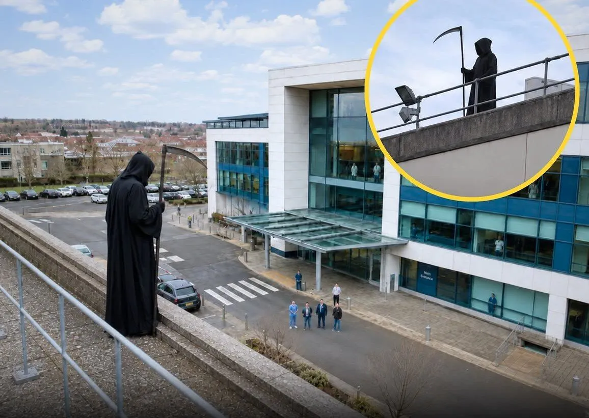 У Британії чоловік у костюмі "Женця смерті" лякав пацієнтів з даху лікарні