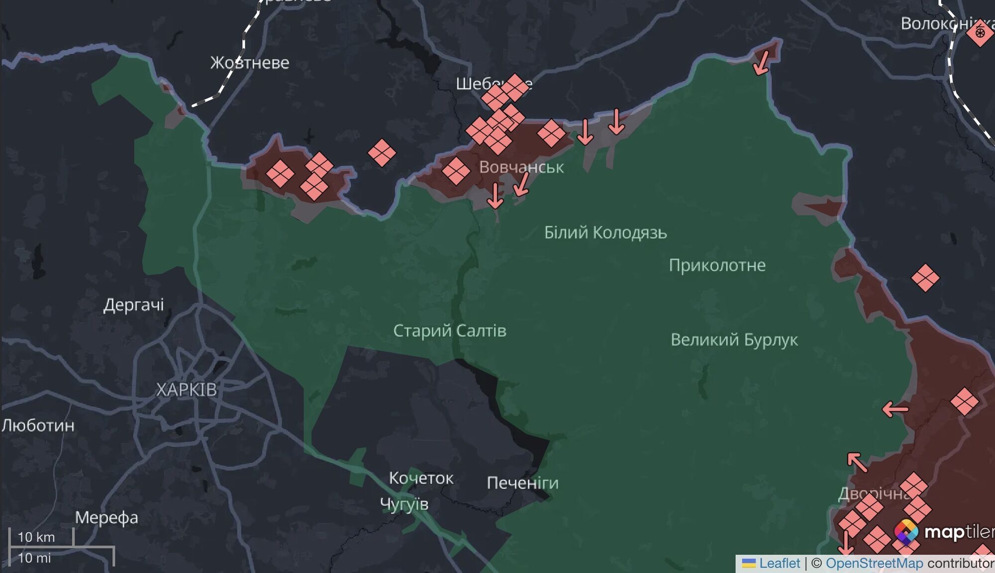 Південно-Слобожанський напрямок.