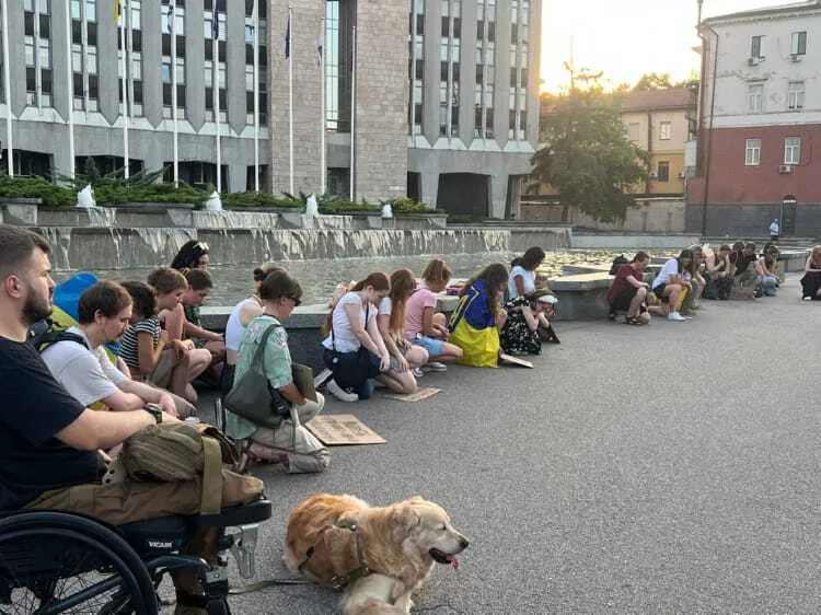 Мітинг за Федорова у Дніпрі