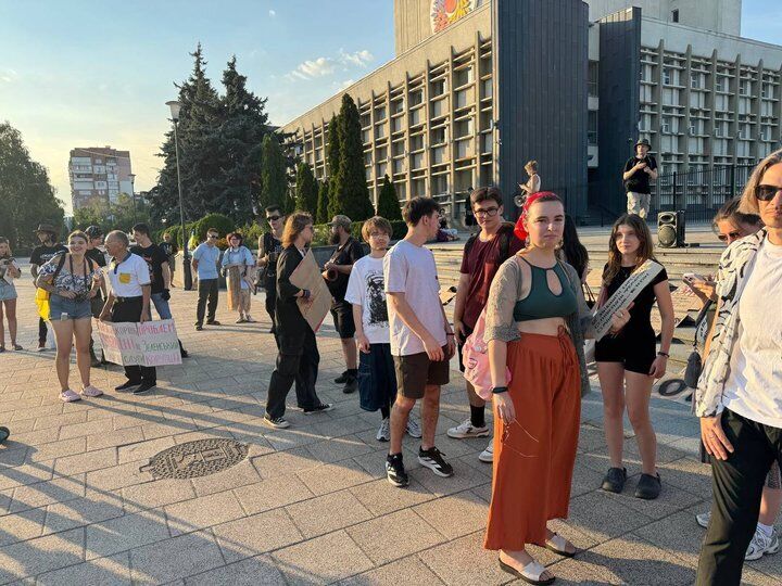 Митинги в поддержку Федорова в Черкассах