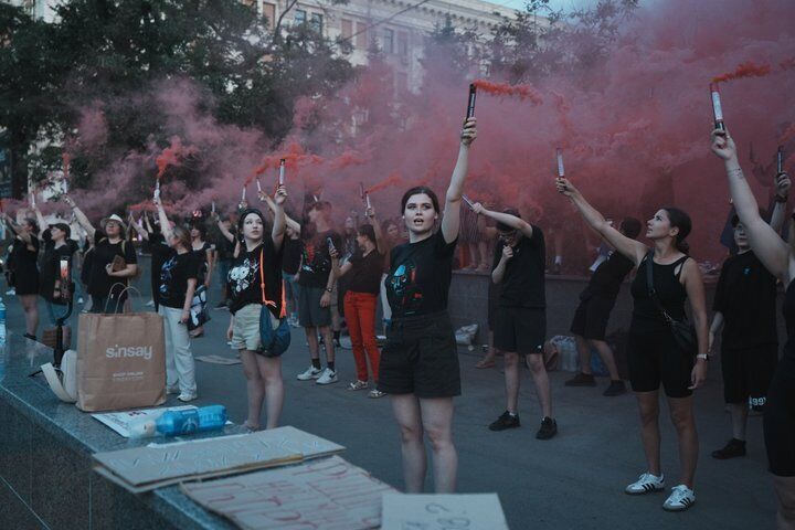 Митинги в поддержку Федорова в Харькове