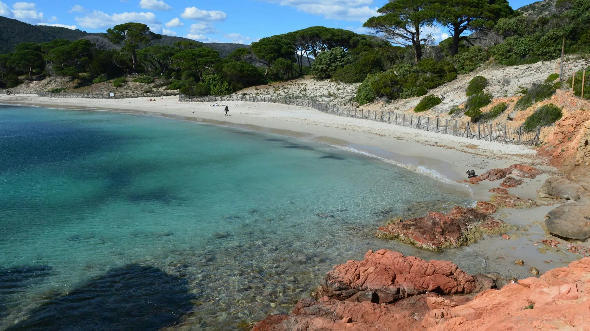 Plage de Palombaggia, Корсика, Франція.